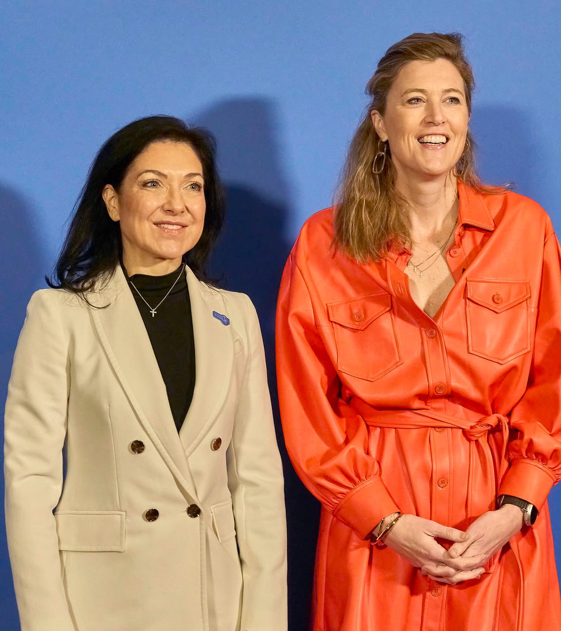 Katherina Reiche und Annelies Verlinden