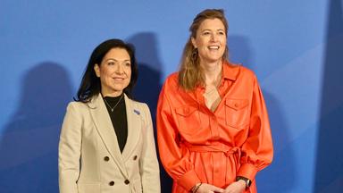 Katherina Reiche und Annelies Verlinden