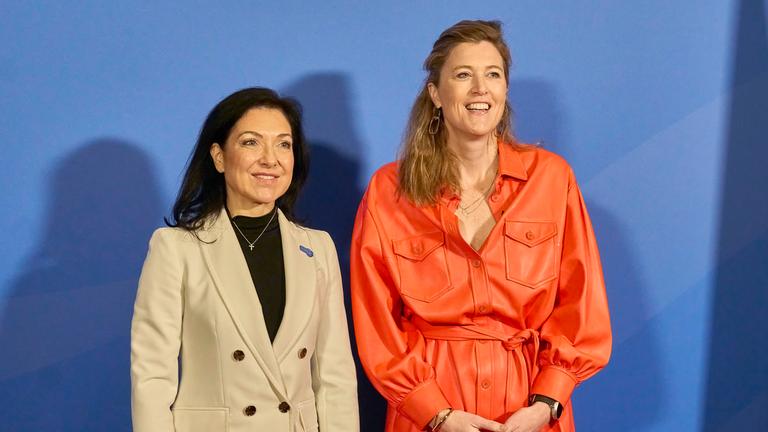 Katherina Reiche und Annelies Verlinden