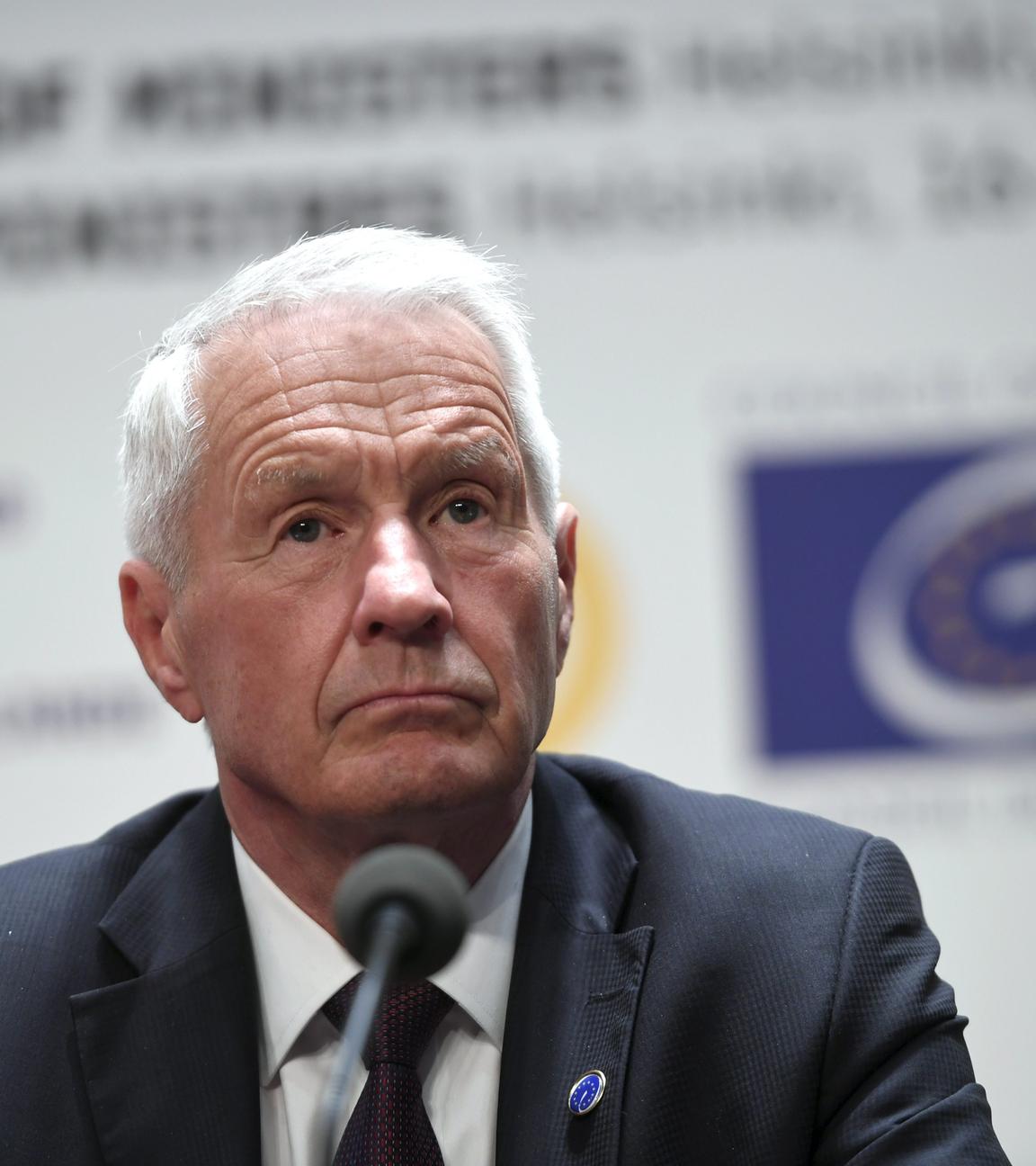 Der damalige Generalsekretär des Europarates, Thorbjörn Jagland.