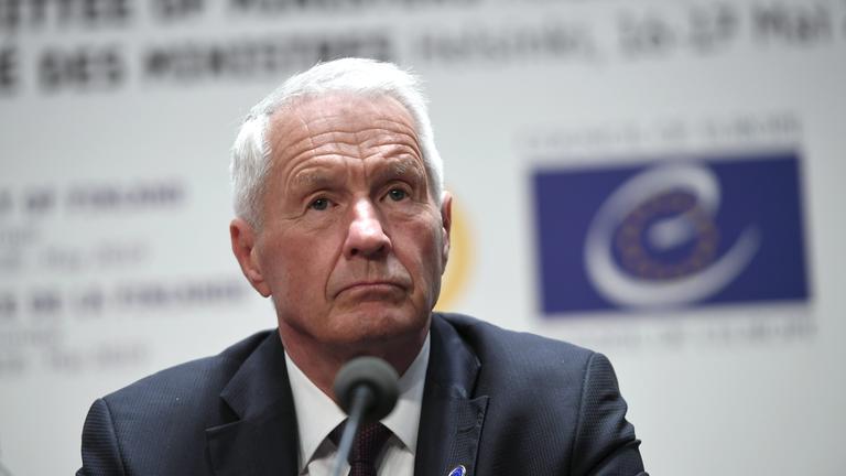 Der damalige Generalsekretär des Europarates, Thorbjörn Jagland.