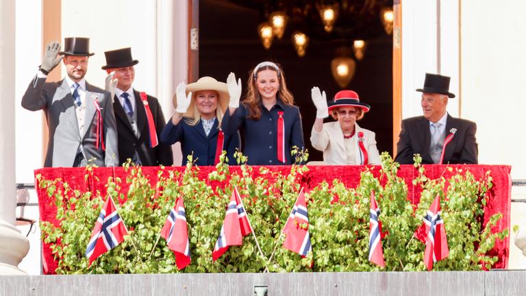 Norwegische Royals bei Nationalfeiertag