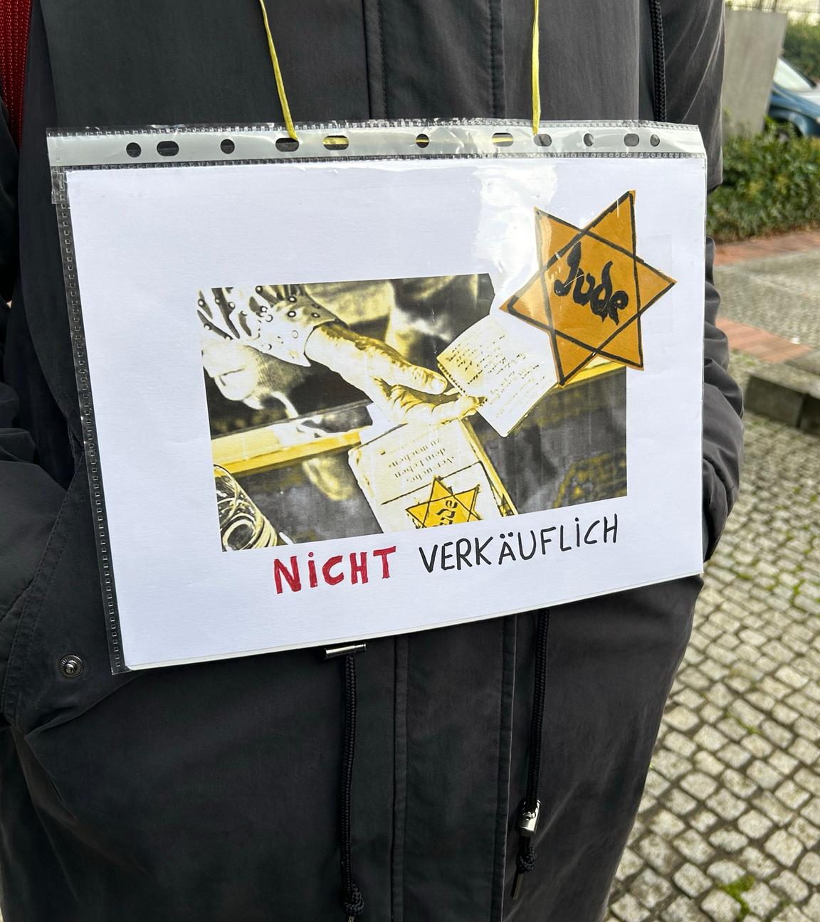 NRW Demo abgesagte Versteigerung von Holocaust-Zeugnissen