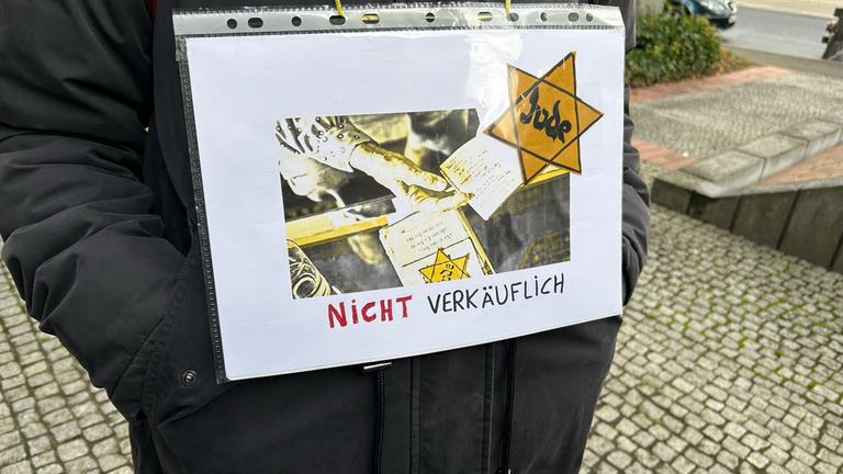 NRW Demo abgesagte Versteigerung von Holocaust-Zeugnissen