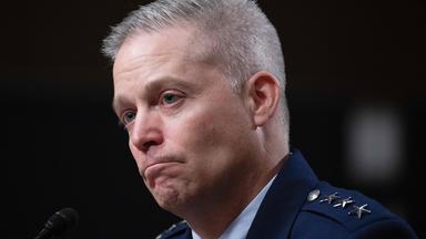 Der Chef des Geheimdienstes NSA, Timothy Haugh, sagt während einer Bestätigungsanhörung des Streitkräfteausschusses des US-Senats aus