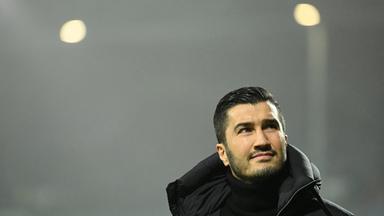 Nuri Sahin kommt vor dem Spiel in das Stadion am 14.01.2025.