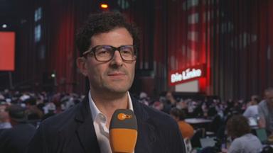 Der neue Linken-Vorsitzende Pantisano kritisiert am ZDF-Mikrofon die CDU.