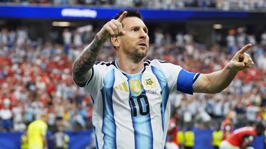 Lionel Messi beim Dribbling