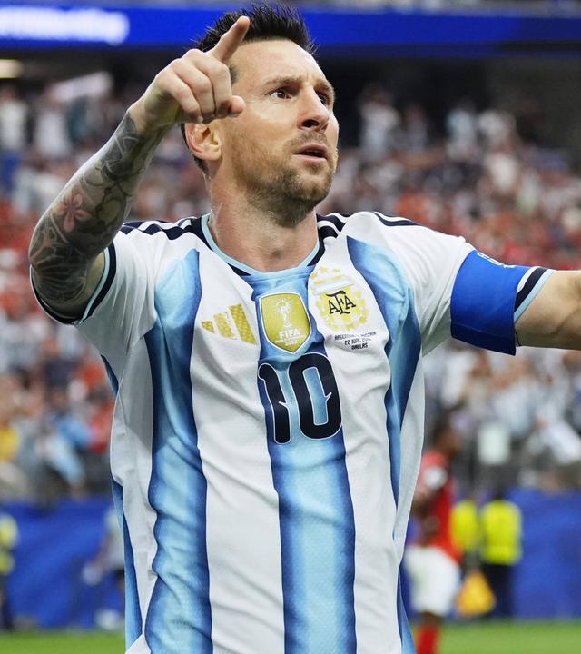 Lionel Messi beim Dribbling