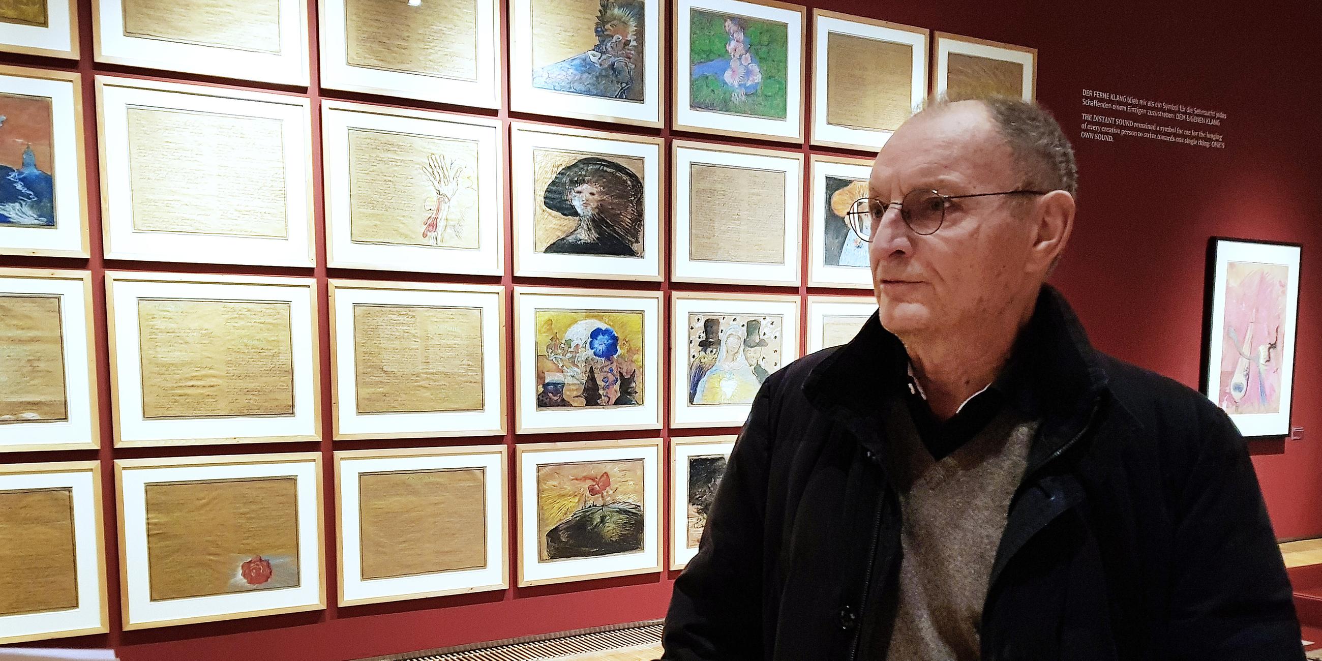 Österreichischer Aktionskünstler Günter Brus, Archivbild