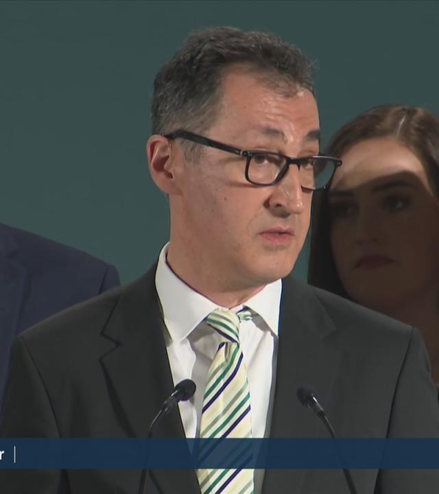 Grünen-Spitzenkandidat Cem Özdemir mit einer Reaktion zur Landtagswahl in Baden-Württemberg.