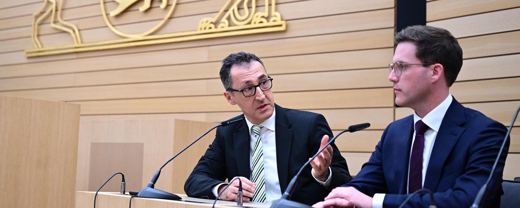 Cem Özdemir und Manuel Hagel