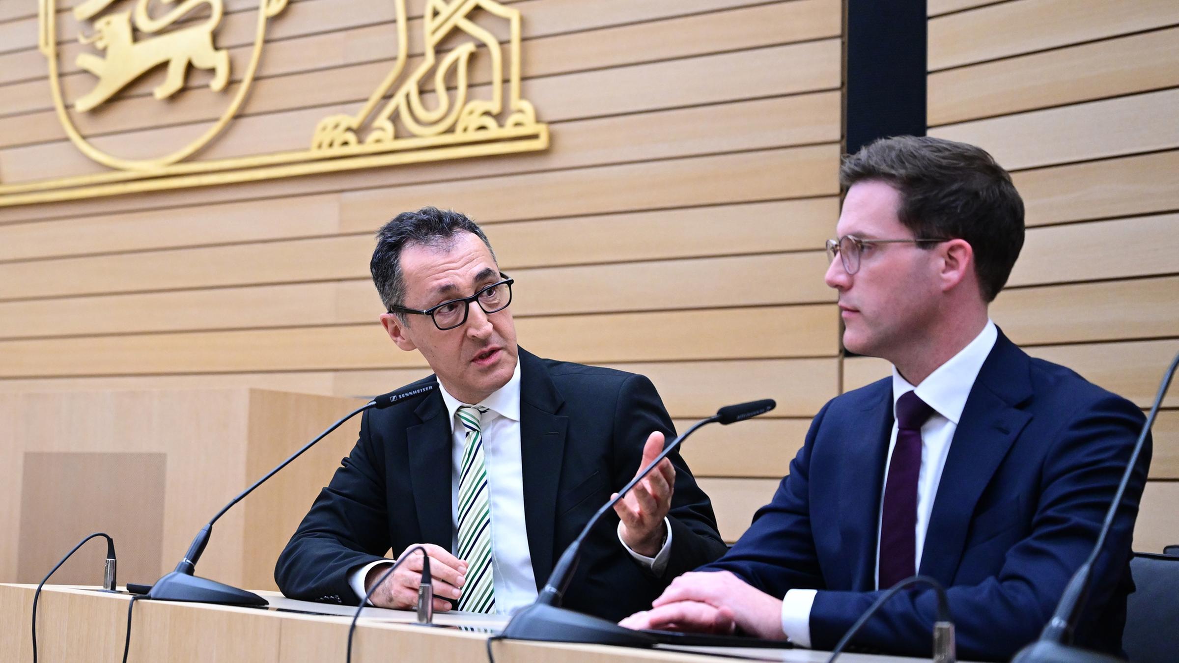 Cem Özdemir und Manuel Hagel