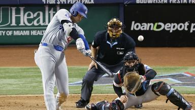 Shohei Ohtani im Spiel gegen die Miami Merlins
