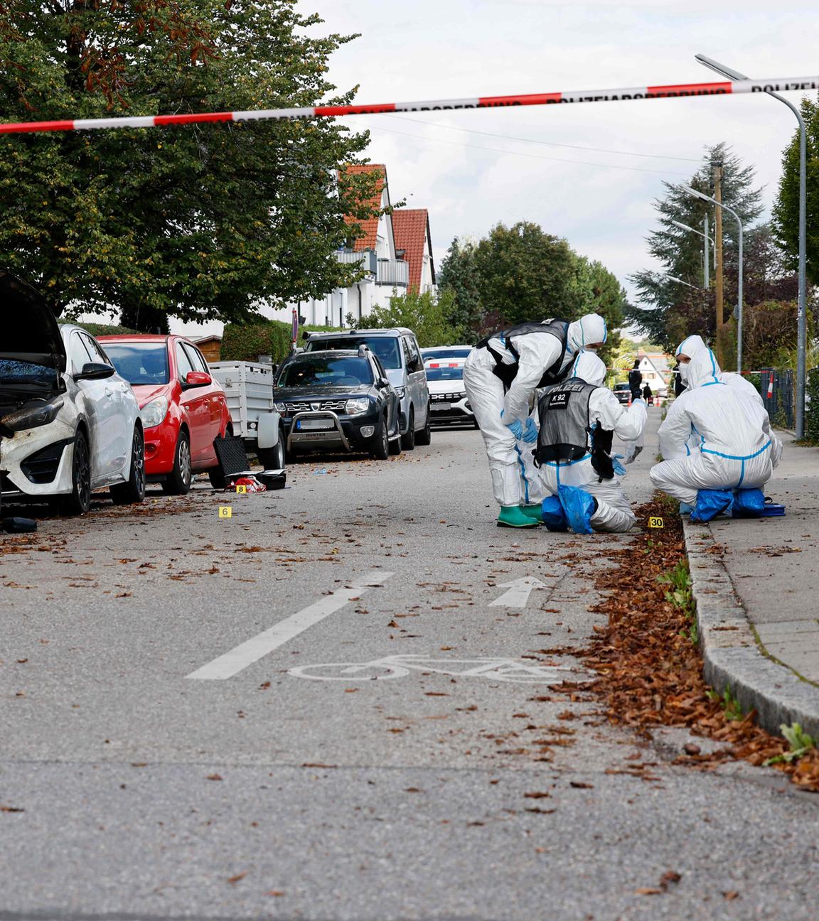 Explosion und Brand in München