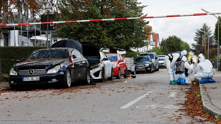 Explosion und Brand in München