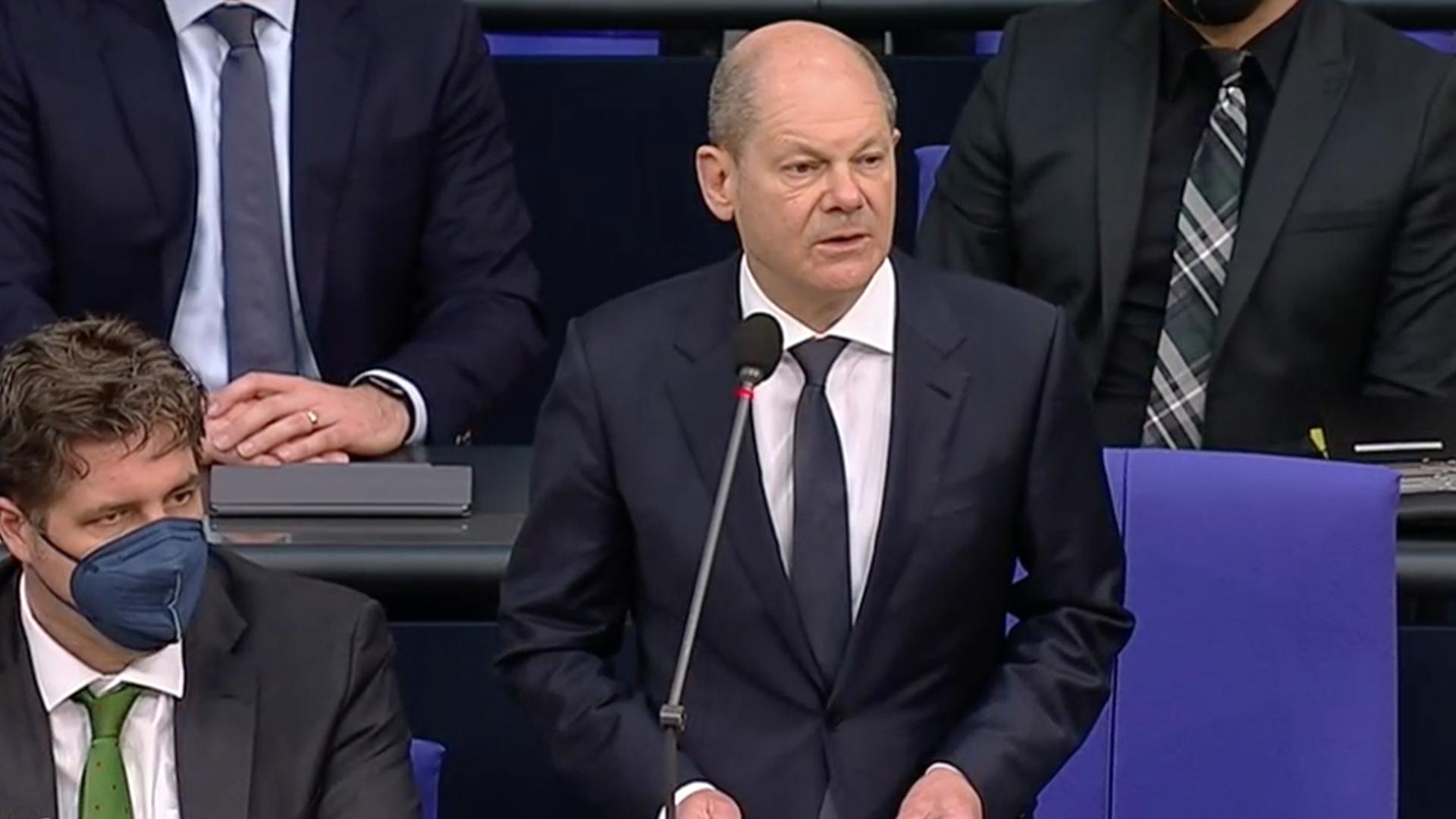 Olaf Scholz am 06.04.2022 in Berlin