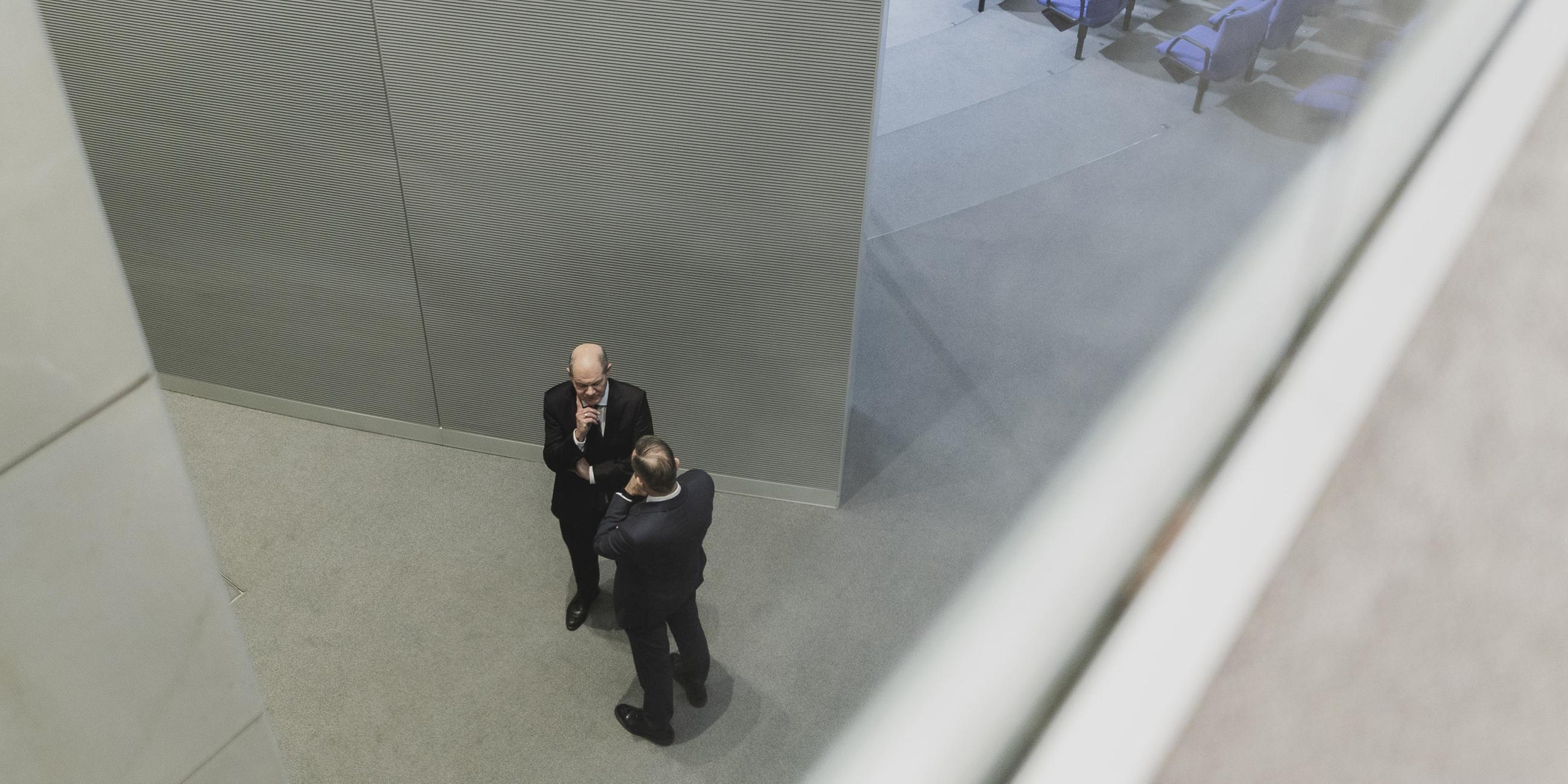 Archiv: Olaf Scholz und Volker Wissing.