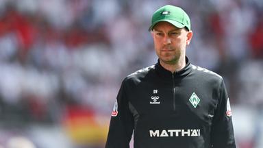Cheftrainer Ole Werner im Stadion.