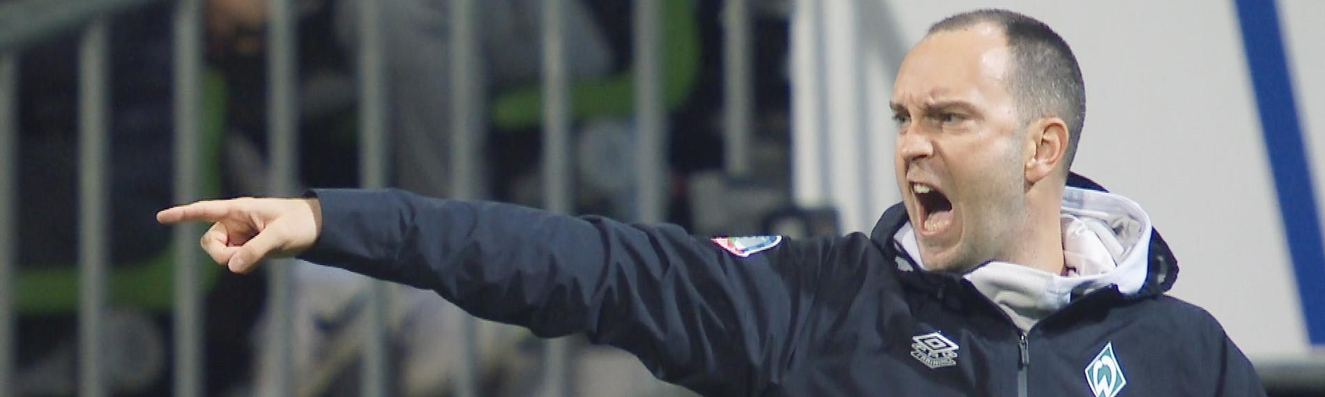 Ole Werner Trainer von Werder Bremen.