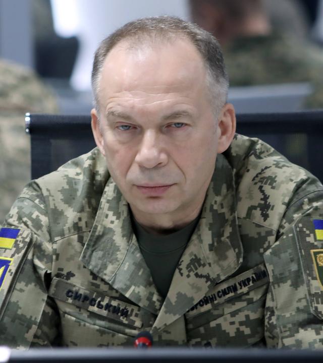 Oberbefehlshaber der Streitkräfte der Ukraine, Oleksandr Syrskyj.