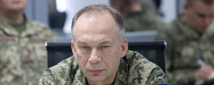 Oberbefehlshaber der Streitkräfte der Ukraine, Oleksandr Syrskyj.