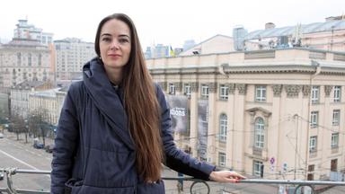 Menschenrechtsaktivistin Oleksandra Matviichuk in Kyiv. (Archiv)
