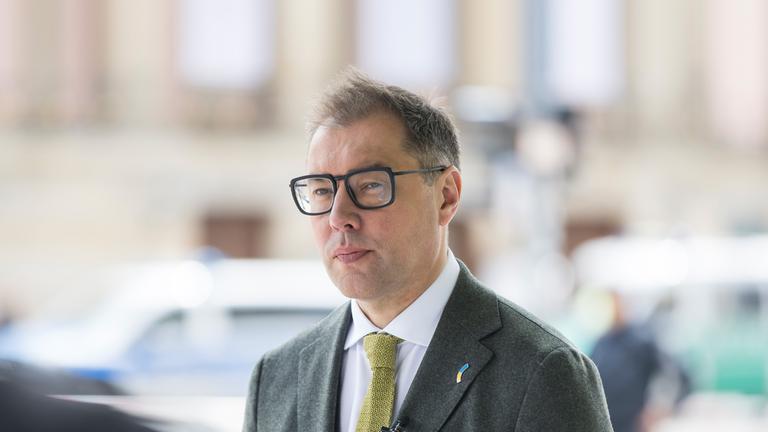 Oleksii Makeiev Botschafter der Ukraine in Deutschland nach den Gedenkfeierlichkeiten zum 80. Jahrestag des Endes des Zweiten Weltkrieges am 08.05.2025