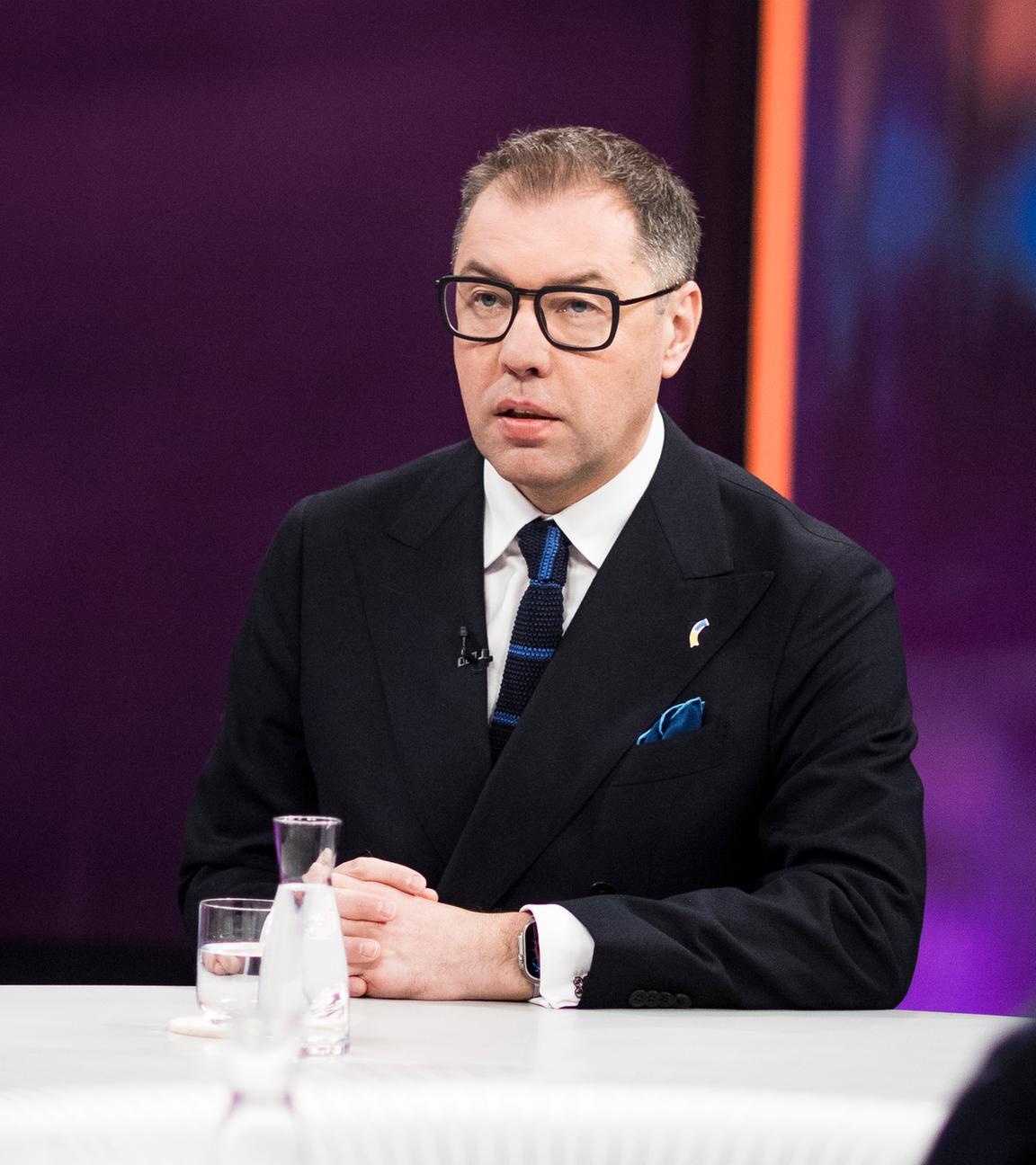 Oleksii Makeiev bei Maybrit Illner