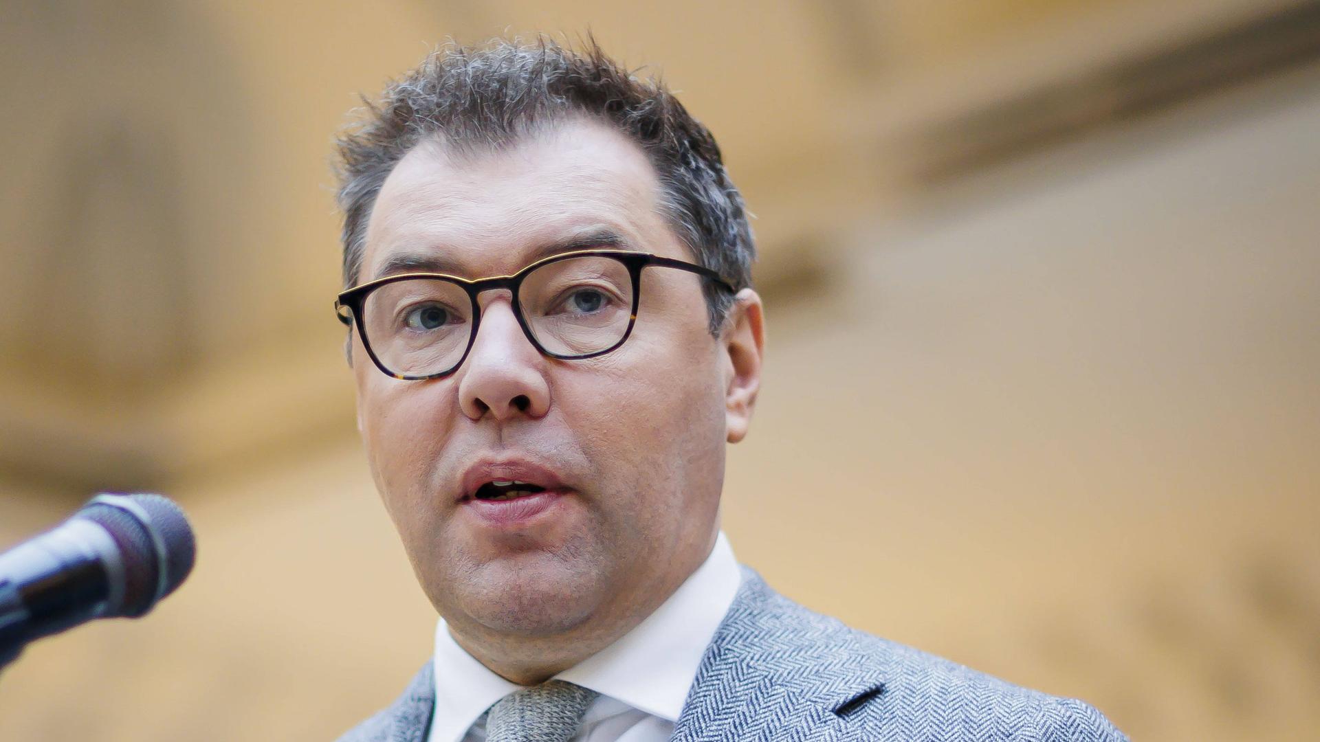 Oleksij Makejew, ukrainischer Botschafter in Deutschland. Berlin, 26.04.2024.