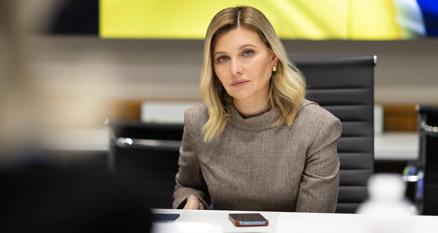 Olena Selenska warnt vor nachlassender Hilfe für Ukraine