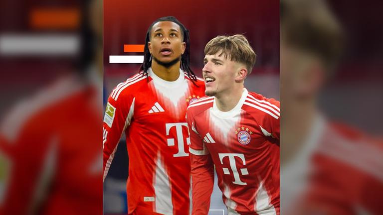 Michael Olise und Lennart Karl.