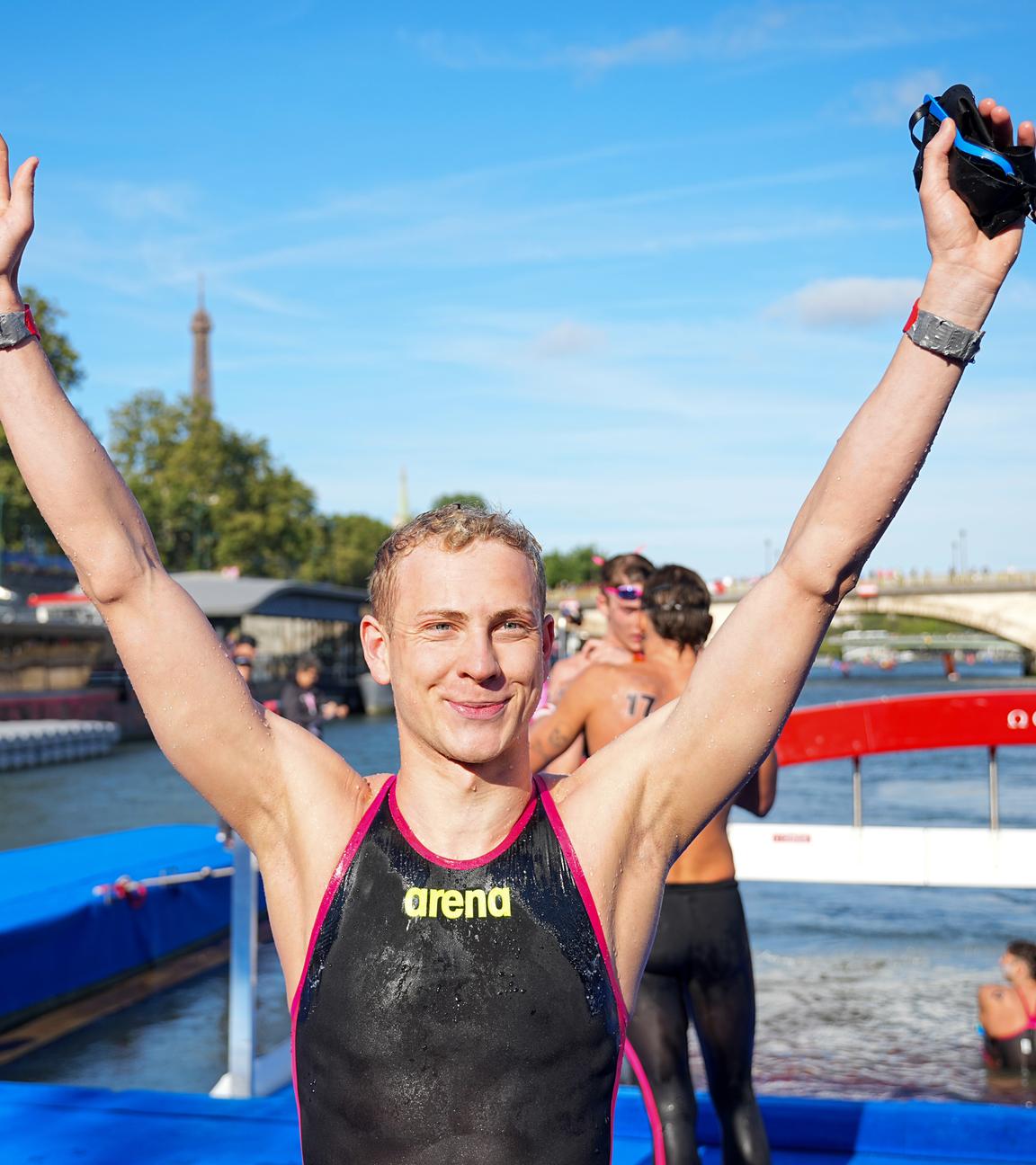 Oliver Klemet nach dem zweiten Platz bei den olympischen Sommerspiele in Paris.