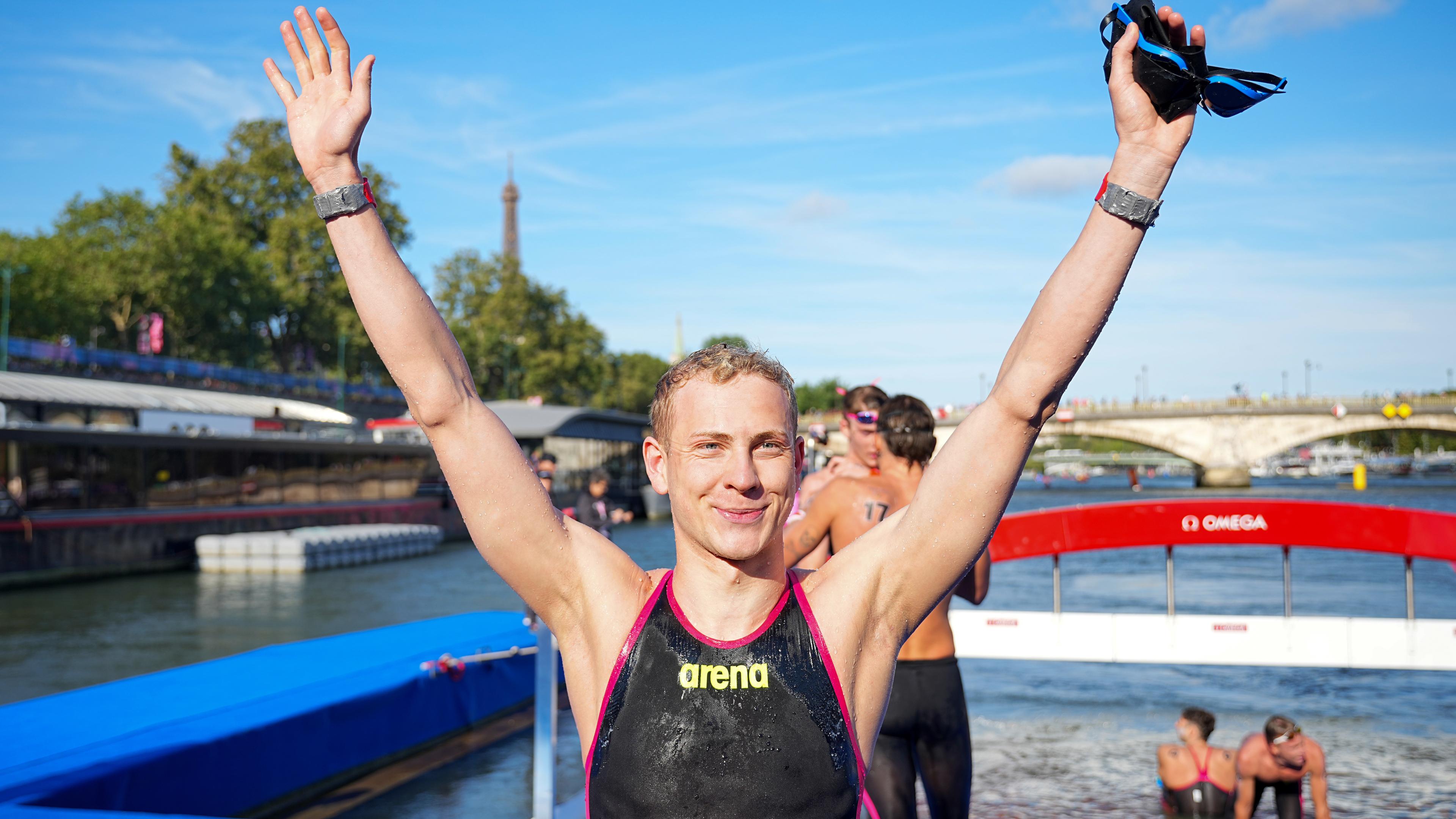 Oliver Klemet nach dem zweiten Platz bei den olympischen Sommerspiele in Paris.