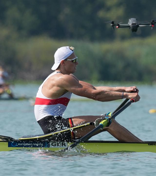 Oliver Zeidler (Deutschland) in Aktion.