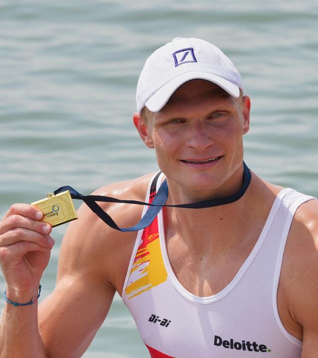 Oliver Zeidler (Deutschland) in Aktion.