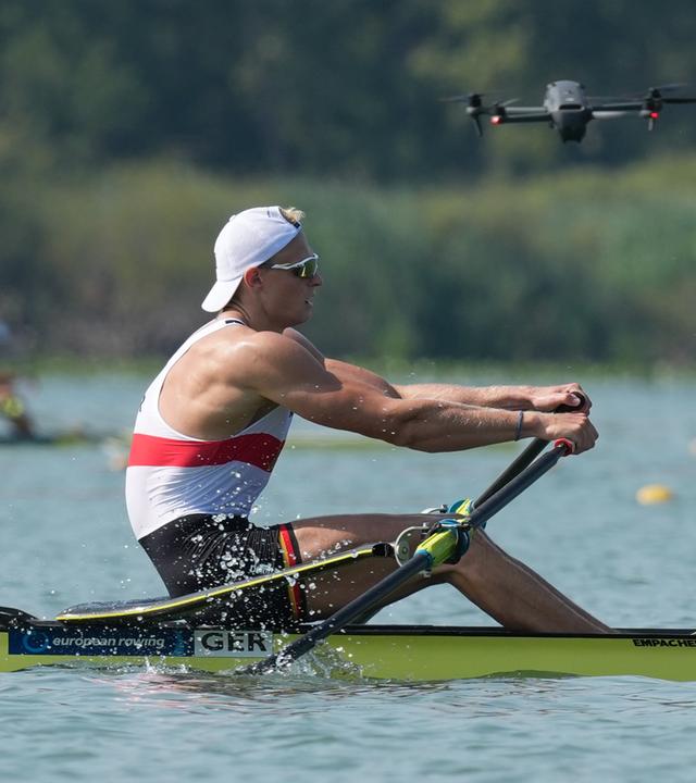 Oliver Zeidler (Deutschland) in Aktion.