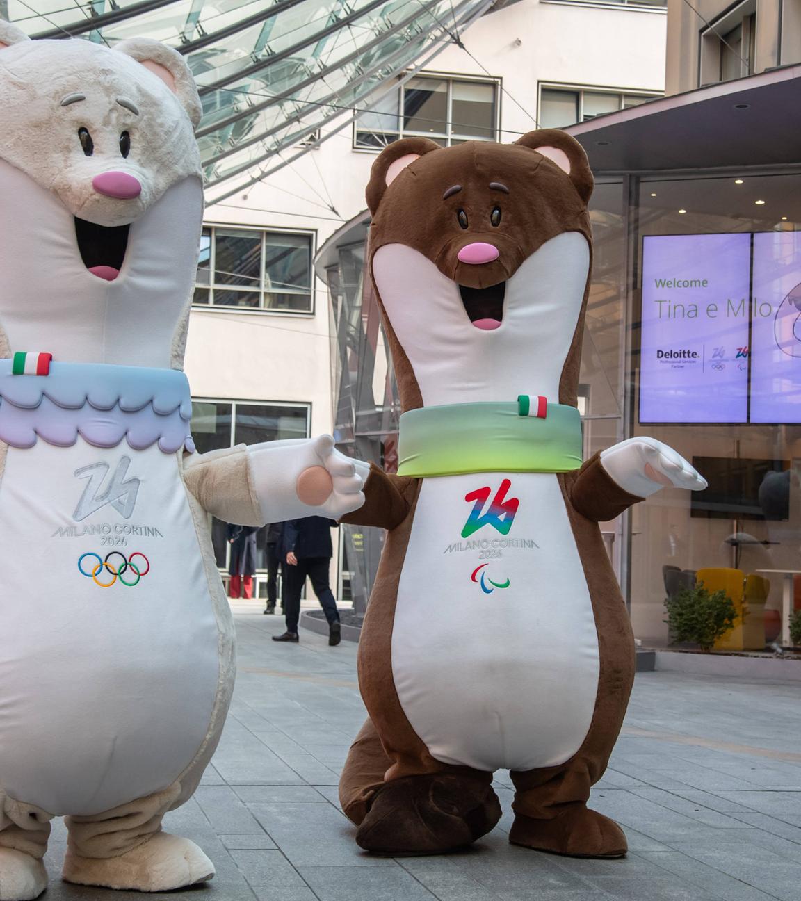 Archiv: Olympische Spiele 2026 in Mailand und Cortina d Ampezzo, Maskottchen werden vorgestellt