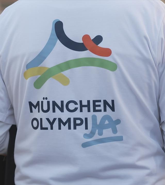 T-Shirt mit Slogan OlympiJa