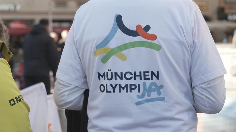 T-Shirt mit Slogan OlympiJa