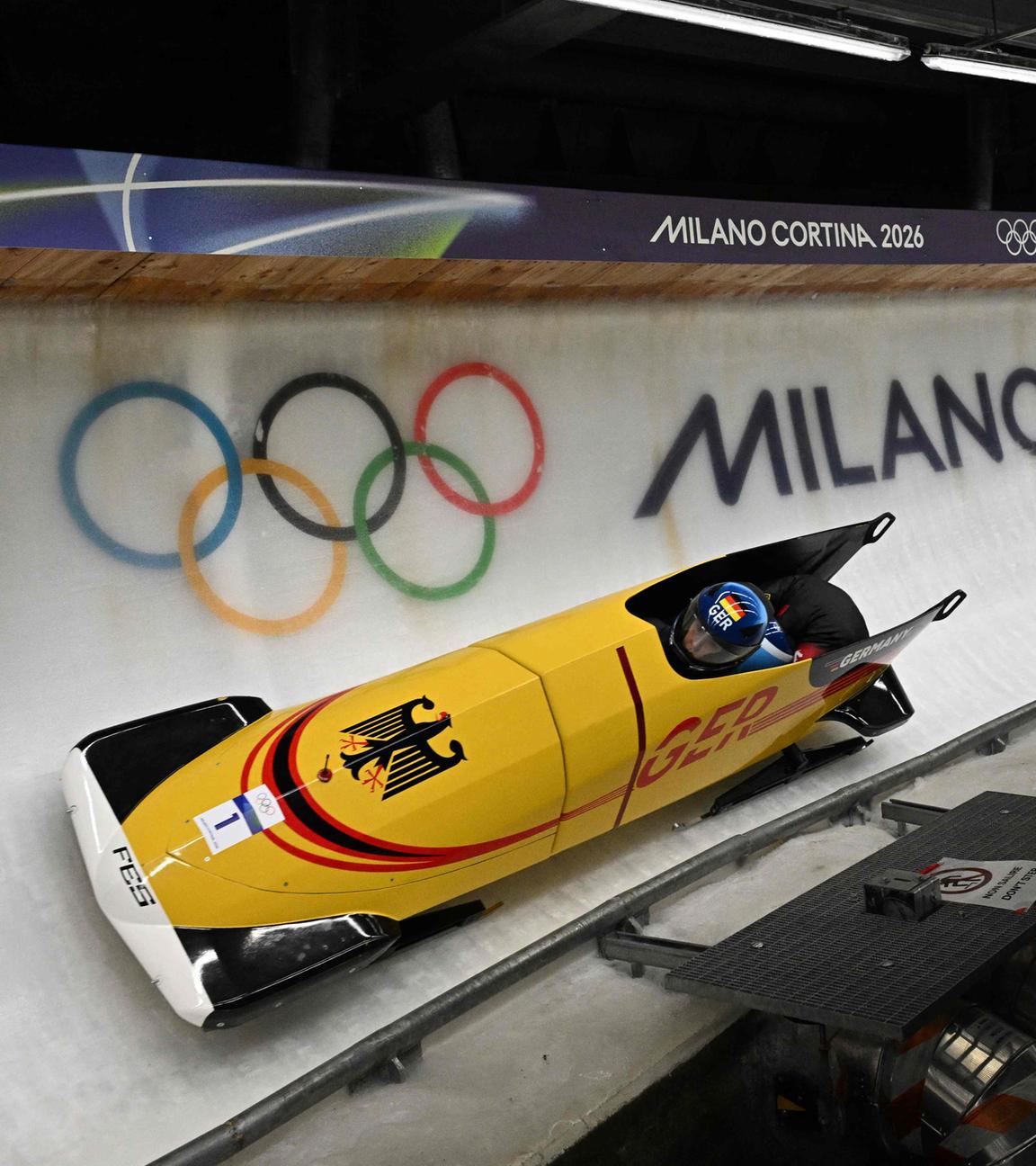 Laura Nolte und Deborah Levi (Deutschland) in Aktion. 