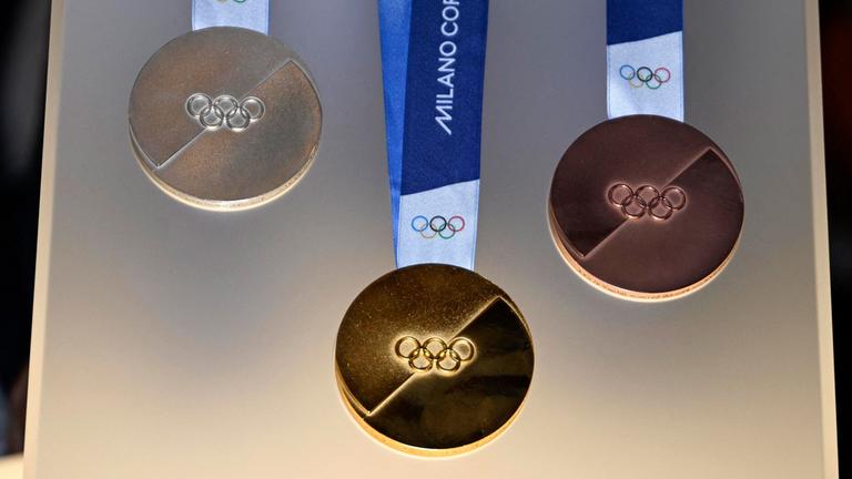 Medaillen der olympischen Winterspiele 2026.