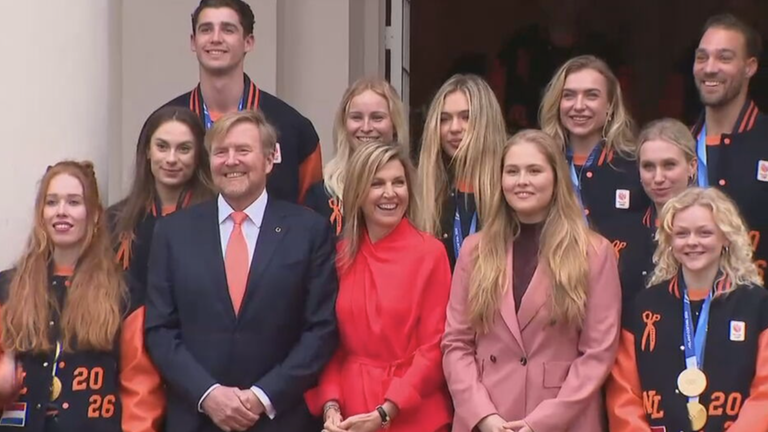 Niederlande: Royals treffen Olympiagewinner
