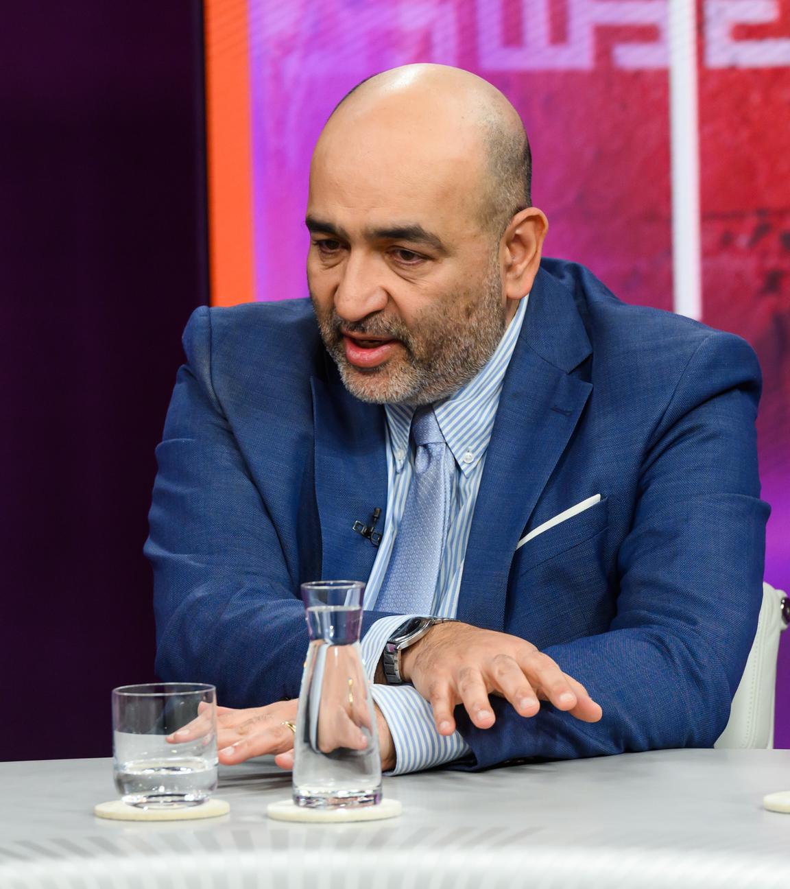 Bundestagsvizepräsident Omid Nouripour (Grüne)  bei Maybrit Illner