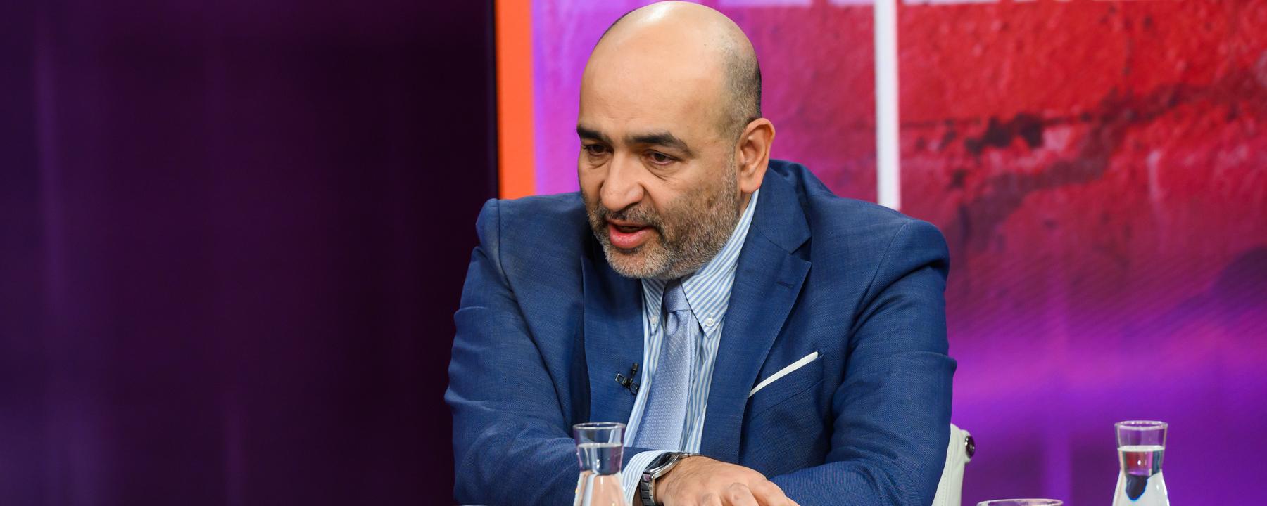 Bundestagsvizepräsident Omid Nouripour (Grüne)  bei Maybrit Illner