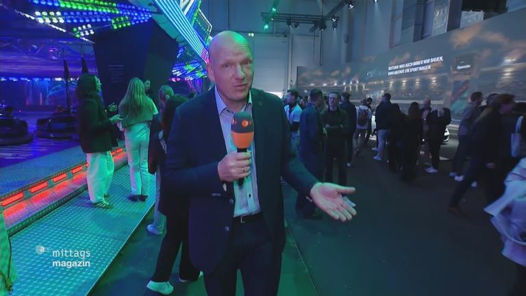 ZDF Reporter Sven Rieken live bei der OMR