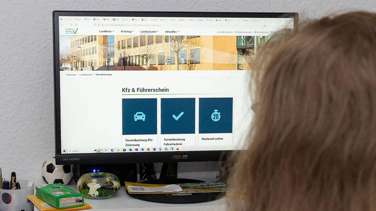 Online-Kfz-Zulassung (Illustration)