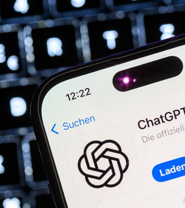 ChatGPT auf einem Smartphone