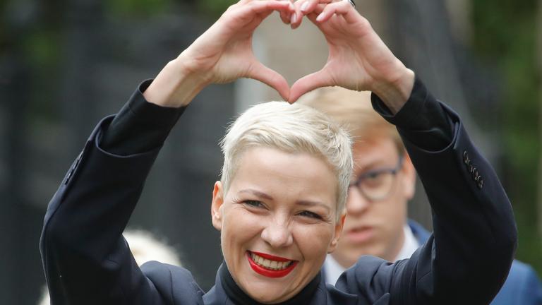 Die belarussische Oppositionsführerin Maria Kolesnikowa