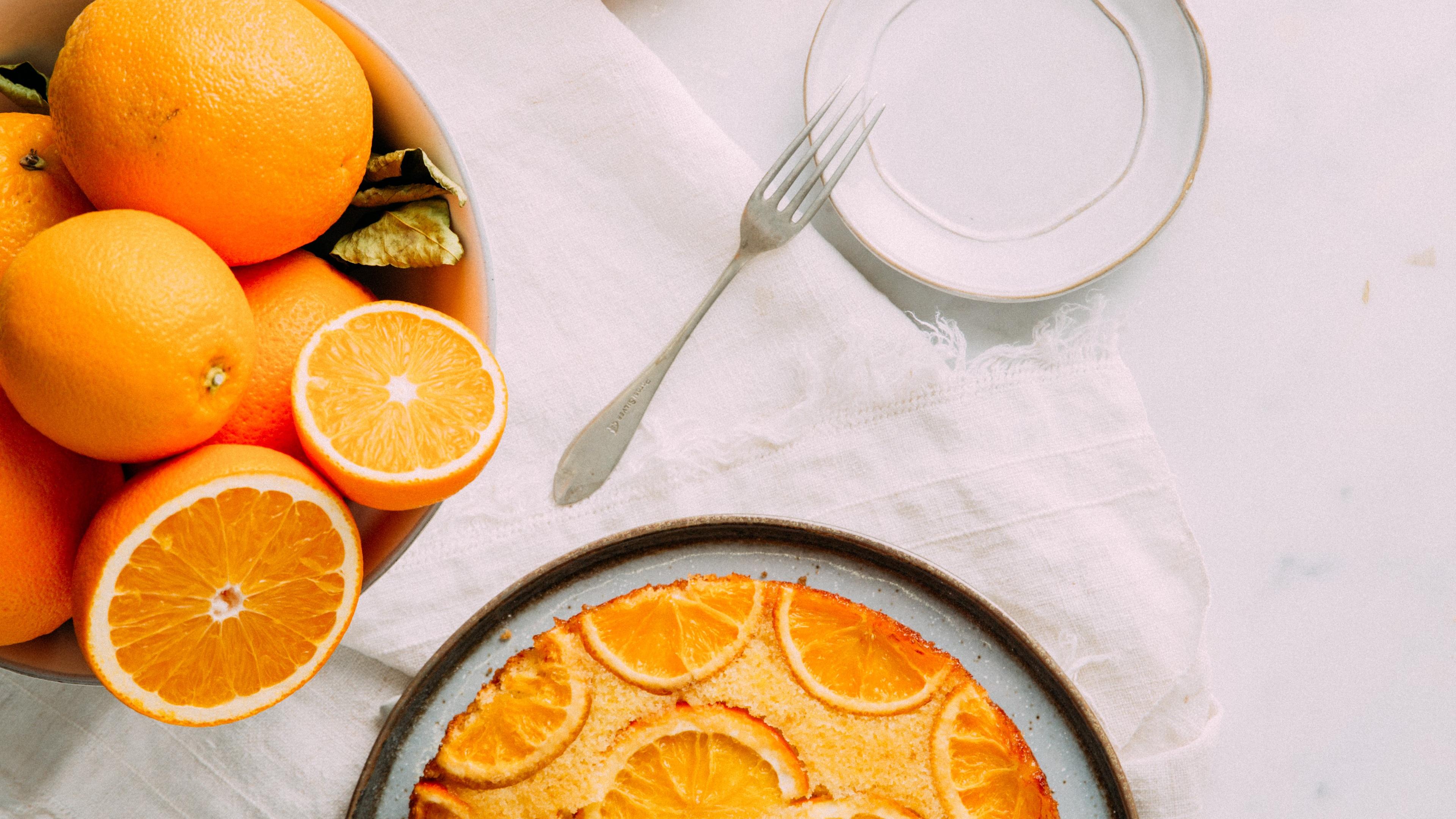Orangen-Mandel-Kuchen